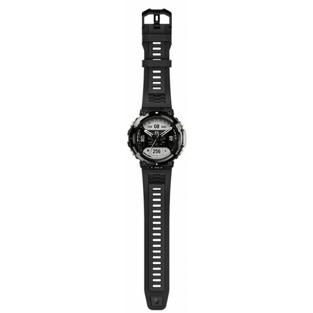 Reloj inteligente Amazfit T-Rex 2 para hombre, duración de batería de 24  días, posicionamiento de