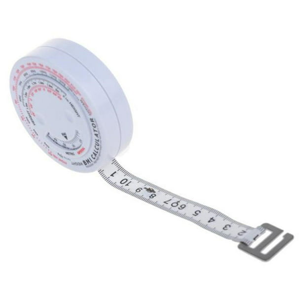 Cinta métrica corporal – (2 unidades) cintas métricas para monitores de  peso corporal y grasa, regla de cinta métrica retráctil (pulgadas y cm)  para