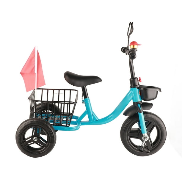 GOMO Triciclos para niños de 2 años, niños de 3 años y niños de 1 a 6 años,  bicicleta de bebé con ruedas grandes, triciclos para niños pequeños con