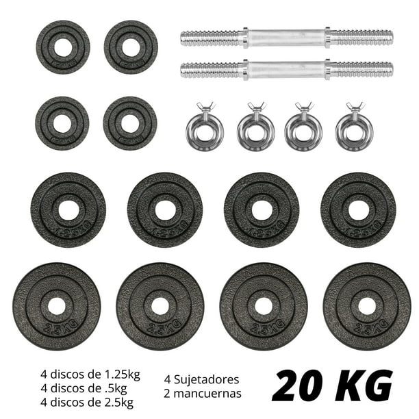 Set De Pesas Athletic Works - 20kg