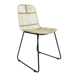 Silla Rattan Ratan Jardin Patio Terraza Exterior Interior Color Maiz