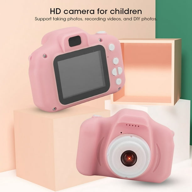 Compre KX-01 Cámara de Impresión de Pantalla de 2.4 Pulgadas Juguete Para  Niños Mini Estudiante de Cámara Digital Cámara de Selfie de Dibujos  Animados Portátiles Para Cumpleaños Para Cumpleaños - Rosa/amarillo en