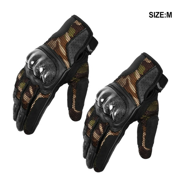 punto final calina Ganar Soidarity Paquete de 2 guantes para motocicleta, guantes cómodos de malla  portátiles, Protector de m Soidarity OD027625-09 | Walmart en línea