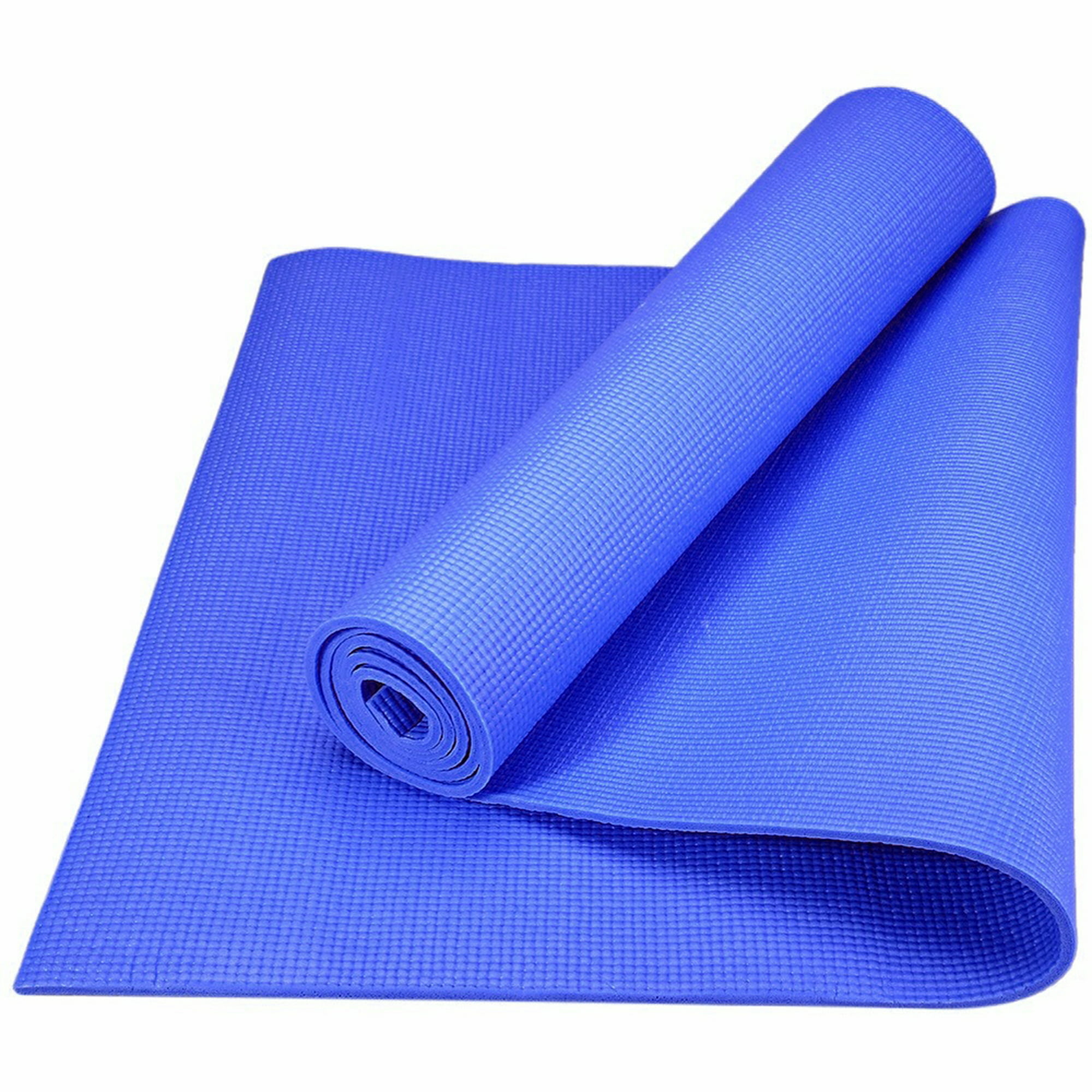 Tapete para Yoga Azul 61 x 181cm 3mm Espesor - Yoga Mat acolchado para  hacer ejercicio - Tapete Antiderrapante para Gimnasio Livingreen Tapete  para Yoga/Color Azul/Medida 61cm x 181cm, 3 a 4mm