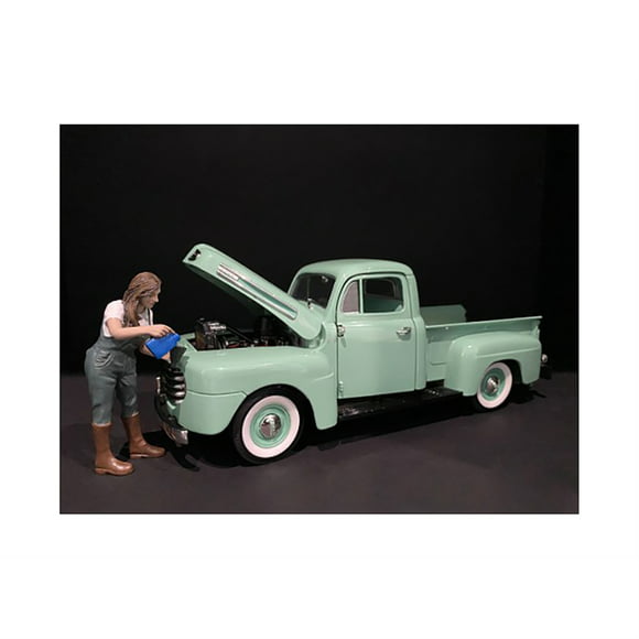 figura de kylie car girl in tee para modelos a escala 124 de american diorama american diorama 38338