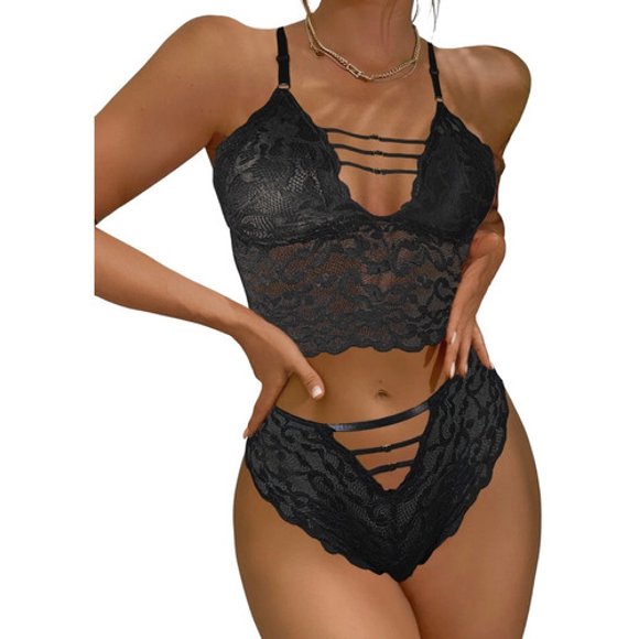 TYC Conjunto de Ropa Interior Sexy para Mujer Lenceria Erotica De