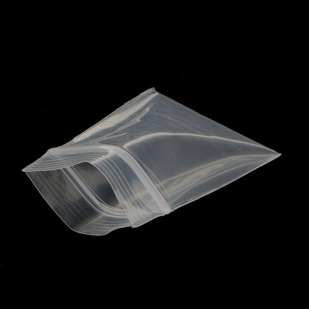 Bolsas pequeñas de polietileno con cremallera de 3 x 4 pulgadas (200  unidades), bolsas de plástico pequeñas de 2 mil transparentes, fácil de  abrir y