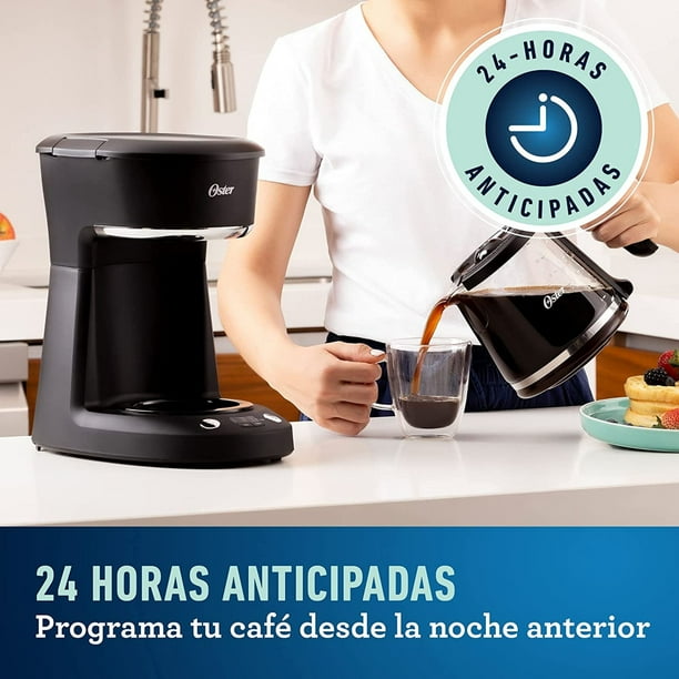 Cafetera Oster 12 Tazas Negro  Bodega Aurrera Despensa a tu Casa