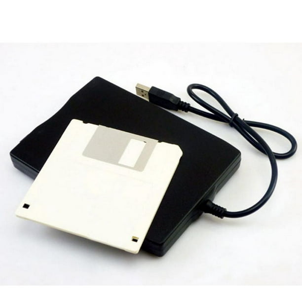 Lector de disquete externo Lector de disquete USB 3.5 pulgadas Lector de  disquete USB FDD de 1.44 MB de disquete portátil apto para PC Windows