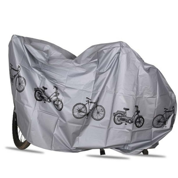 Fundas de bicicleta impermeables para almacenamiento al aire libre, tiene  tres colores y dos tamaños, la funda de bicicleta está equipada con un