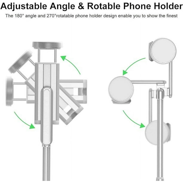 ATUMTEK Selfie Stick Trípode, Extensible 3 en 1 Aluminio Bluetooth