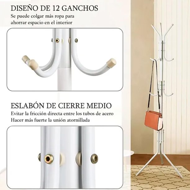 Rack Closet Armable Organizador Colgar Ropa Perchero Piso Decor