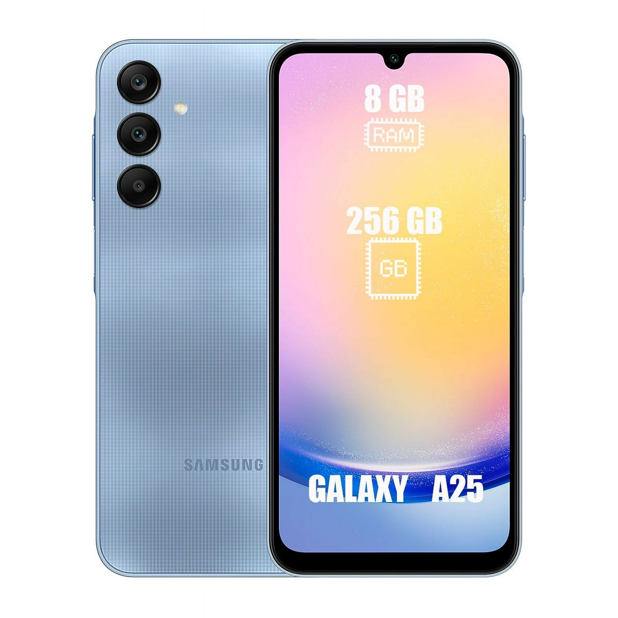 Smartphone samsung galaxy a25 5g dual sim 256gb azul 8gb ram