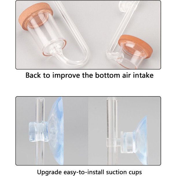 Difusor De Co2, Acrílico Transparente Acuario Difusor De Co2