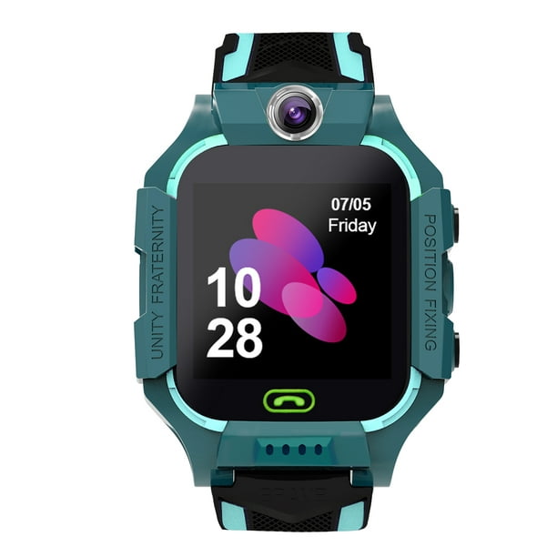 Reloj inteligentes SmartWach para niños con GPS Q19 •Resistente al Agu