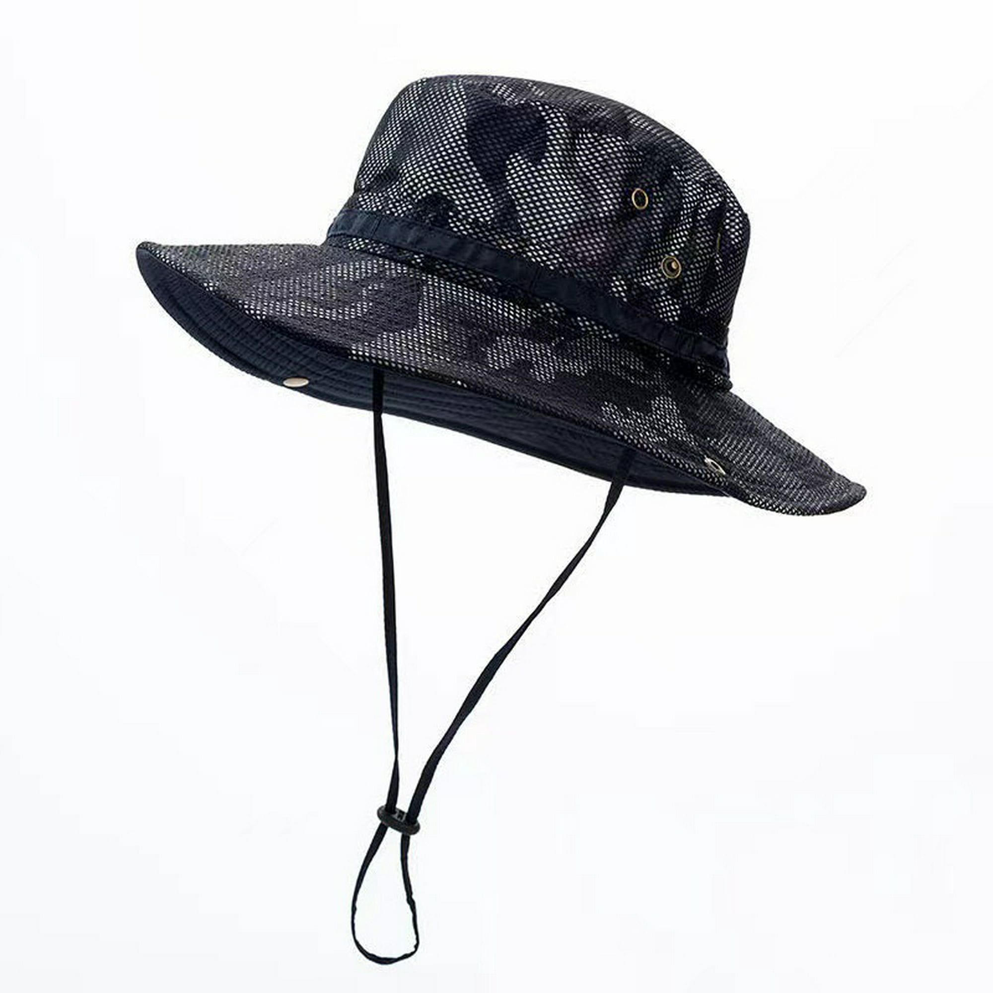 Sombreros de sol para hombres, sombrero de pescador, protección para  senderismo, playa, pesca, safari, boonie, caza, pesca, al aire libre,  militar