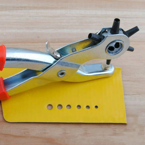 Sacabocados Agujero Cinturon Perforadora de 2-4.5 mm, Tenaza Perforadora de  Cuero para Agujeros Cinturon para Cinturone Monederos Macarena none