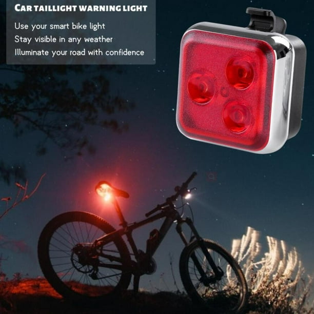 Luz Bicicleta Kit X2 Usb Recargable Blanco Rojo Linterna Led
