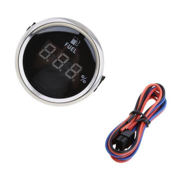 LED Sensor Medidor Digital de Temperatura de Agua 2 52mm Universal para  Camión Coche Sunnimix Medidor de la temperatura del agua