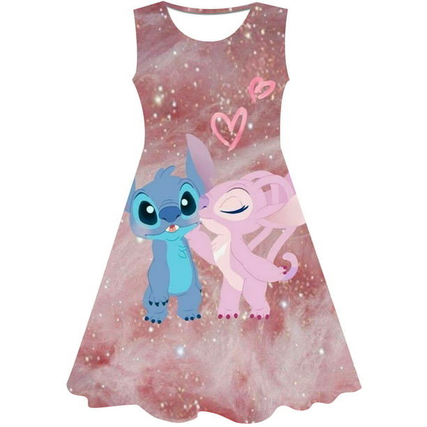 Disfraz de Lilo & Stitch para niña, ropa informal de Disney