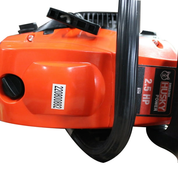 Husky Motosierra A Gasolina Para Podar Jardines Ficas y Desrame de Arboles  De 52 CC Con Barra de 20 Pulgadas Motor a 2 tiempos Modelo HKM5220 Color  Naranja. : .com.mx: Jardín