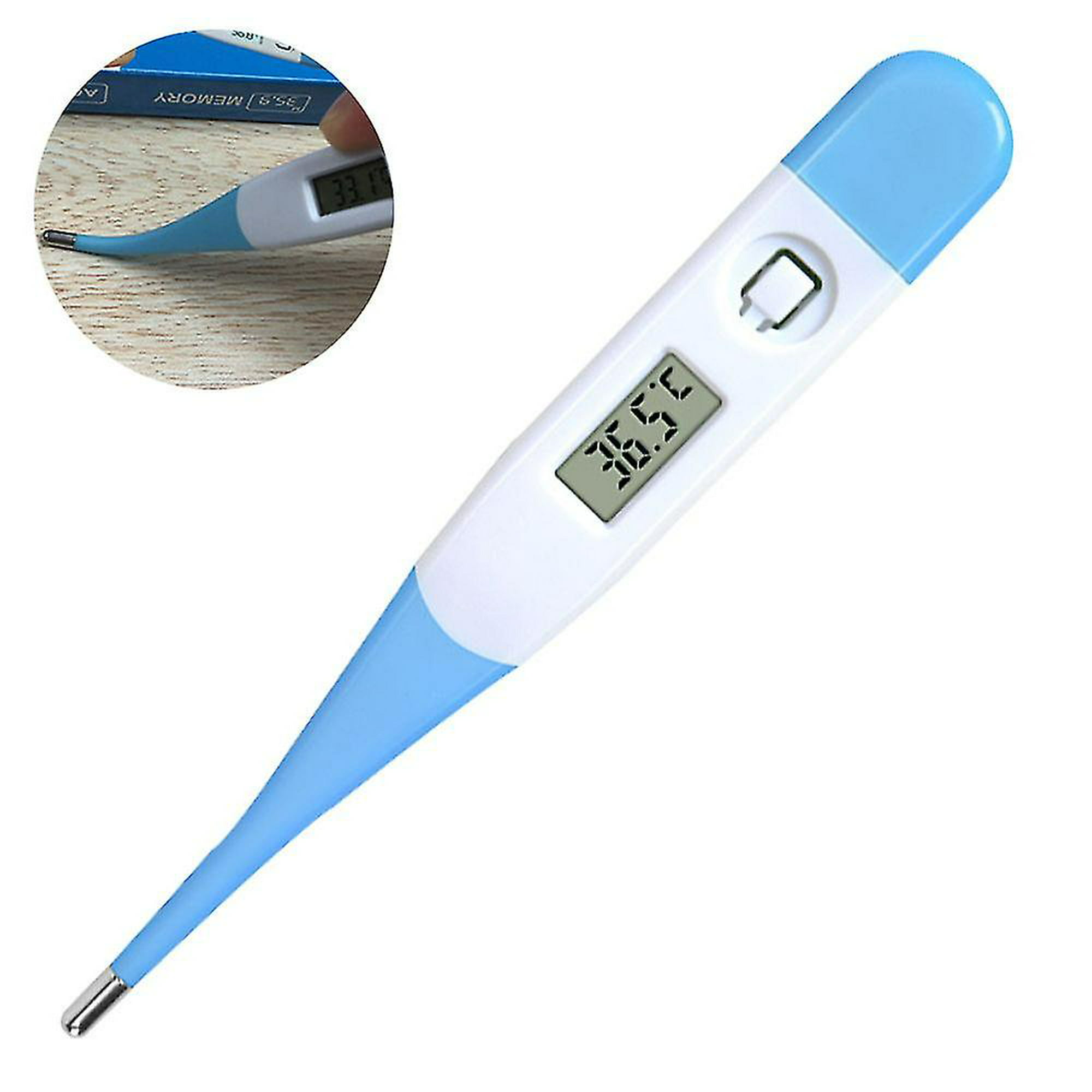 Termómetro oral para bebés, niños y adultos, termómetro digital para fiebre  (paquete de 4)