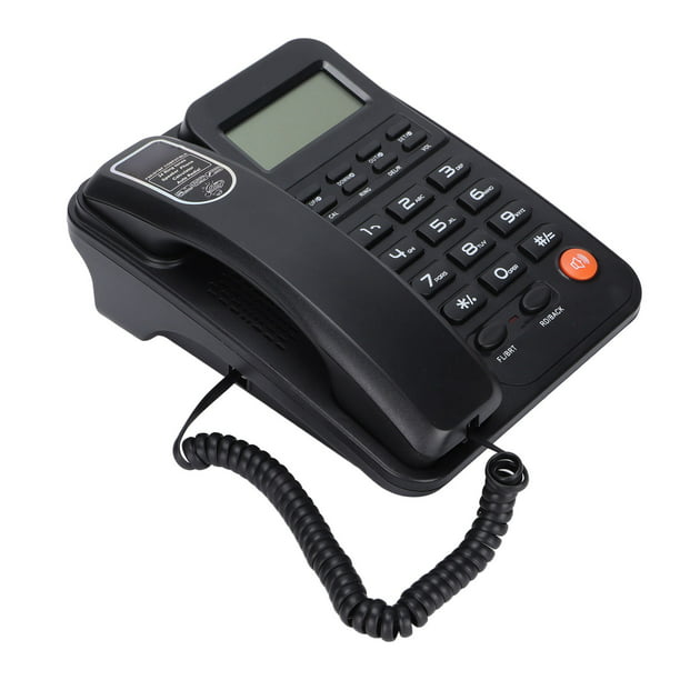 Teléfono con cable, teléfono fijo con marcación semimanos libres, teléfono  de oficina, tecnología avanzada