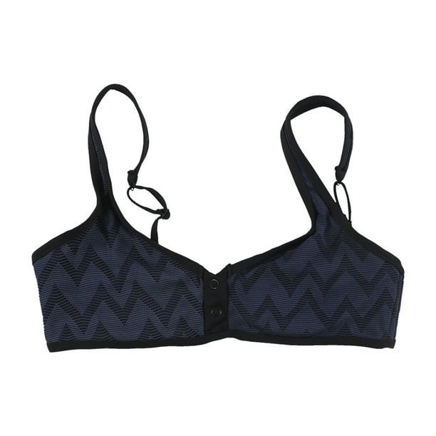 Tavik Womens Marlowe Textured Crop Bikini Swim Top, azul, pequeÃ±o ...