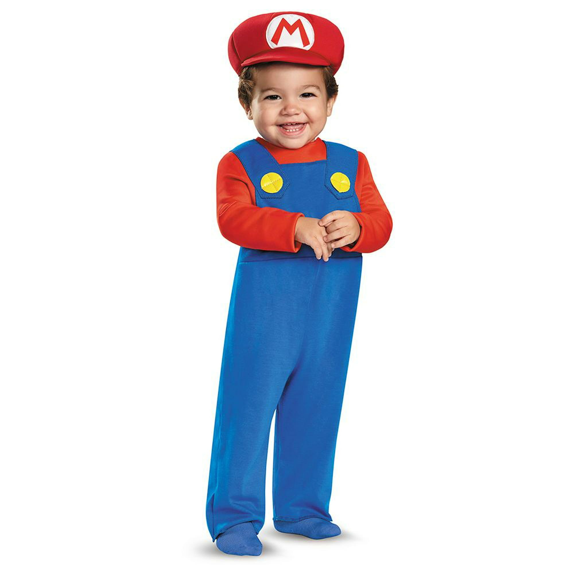 Disfraz Premium Infantil Disguise Mario-Videojuego Mario De Niño Color Azul Talla:18M | Bodega Aurrera en línea