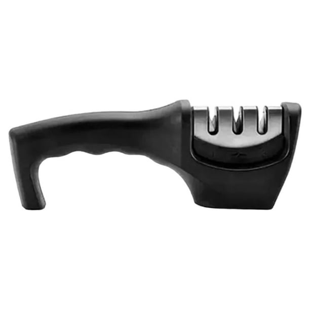 Afilador de cuchillos ergonómico negro