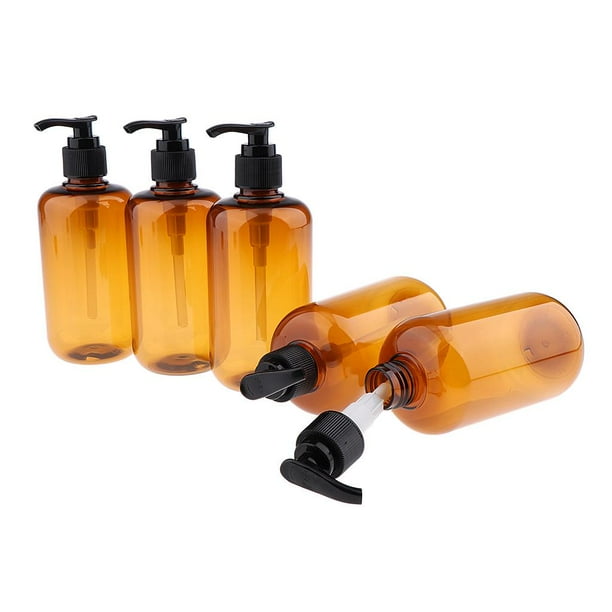 Comprar Dispensador de botellas vacías con bomba, botellas de jabón  corporal rellenables vacías para champú y acondicionador, 3 uds., 300ml