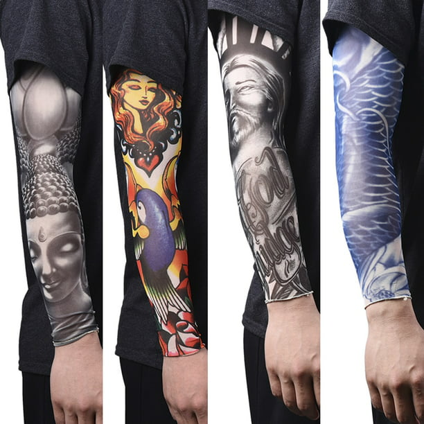 Set Chicas 2 Mangas de brazo tatuadas