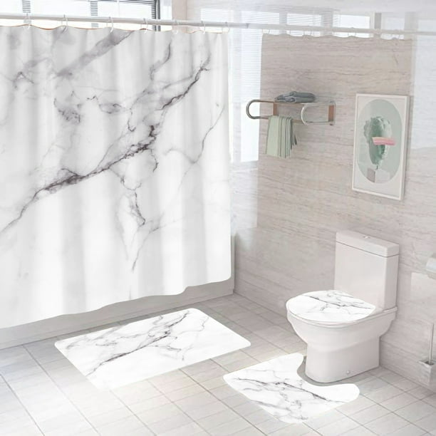 Cortinas Para Baño Con Gancho Antimoho Impermeable 180*200cm