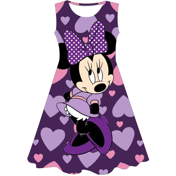 Vestido de princesa de Mickey y Minnie Mouse para niñas, disfraz