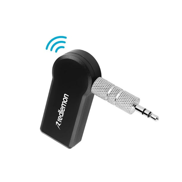 Receptor Bluetooth de Audio para Modular, Autoestéreo, Estéreo y Bocinas,  Manos Libres, Aux. 3.5mm Redlemon Autoestéreo y Modular. Negro