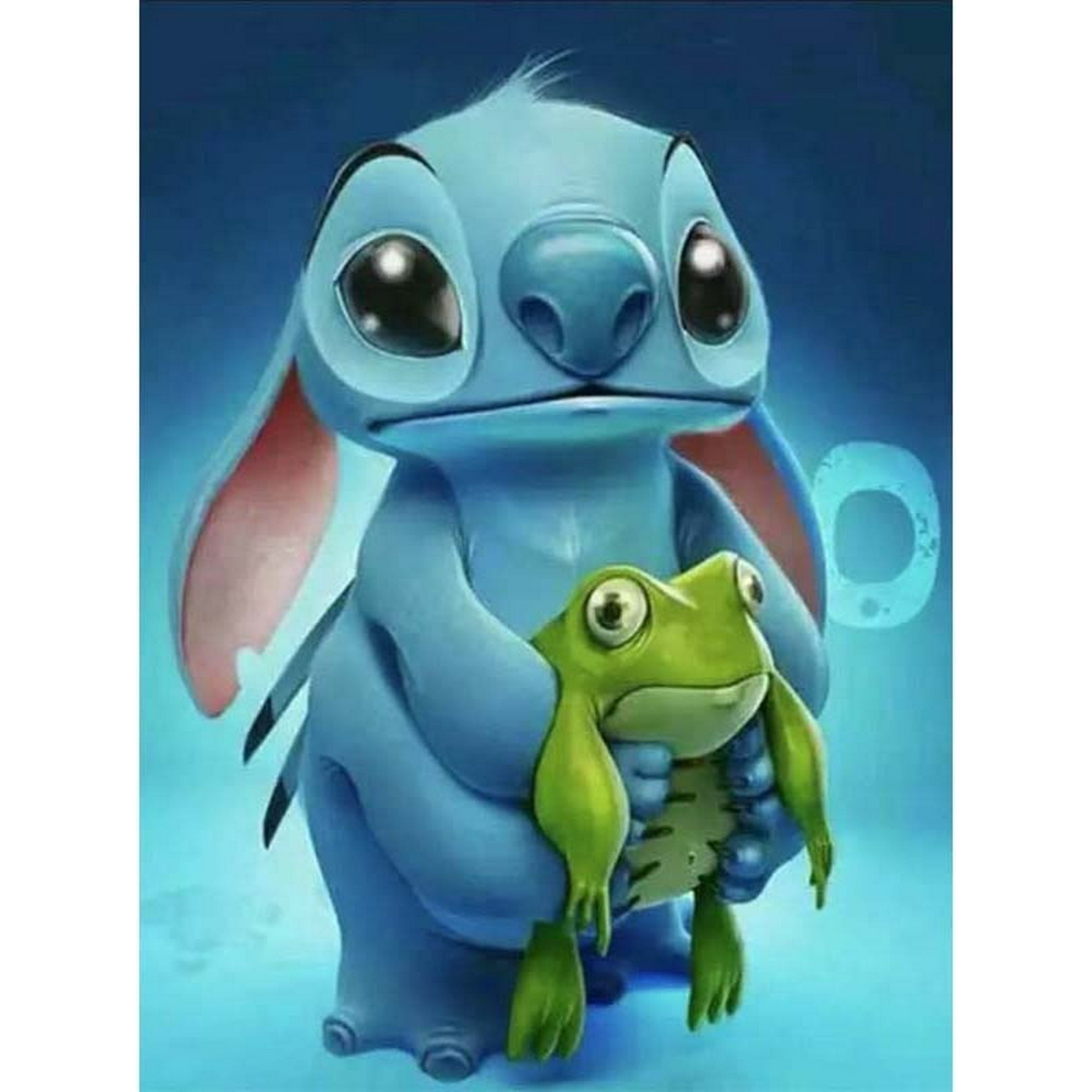 5d Diy Diamond Painting Disney Cute Lilo & Stitch Cartoon Cross