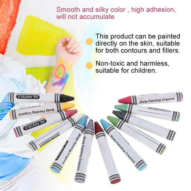 Crayones lavables para niños pequeños, crayones de pintura para niños,  suministros de arte, crayones para niños pequeños, crayones de dibujo para