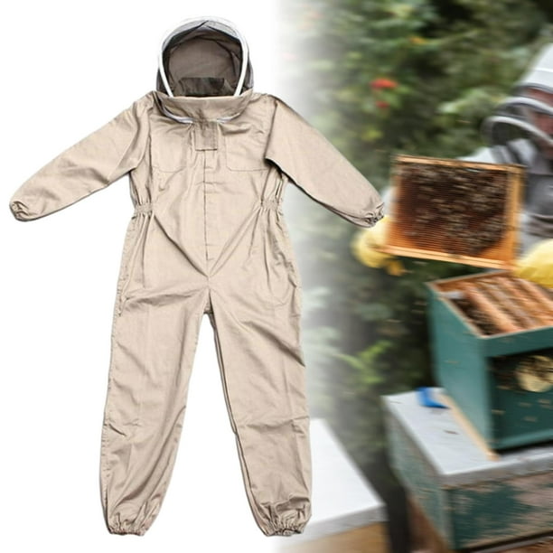 Cómodo traje de apicultor profesional con fácil acceso para