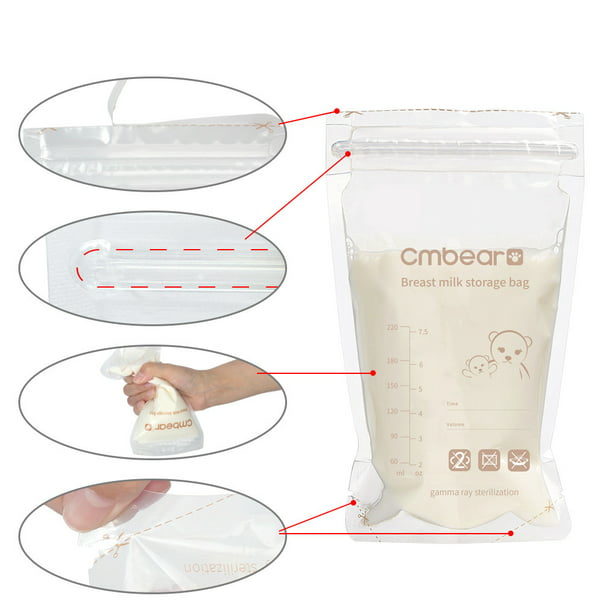 Bolsa de almacenamiento de leche materna para congelar | Kit de aplanador  de leche materna para hacer que las bolsas de leche materna sean