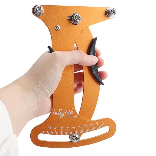 Medidor de tensión Universal para bicicleta herramienta de medición  calibrador Rojo mecánico Sharpla Medidor de tensión de radios de bicicleta