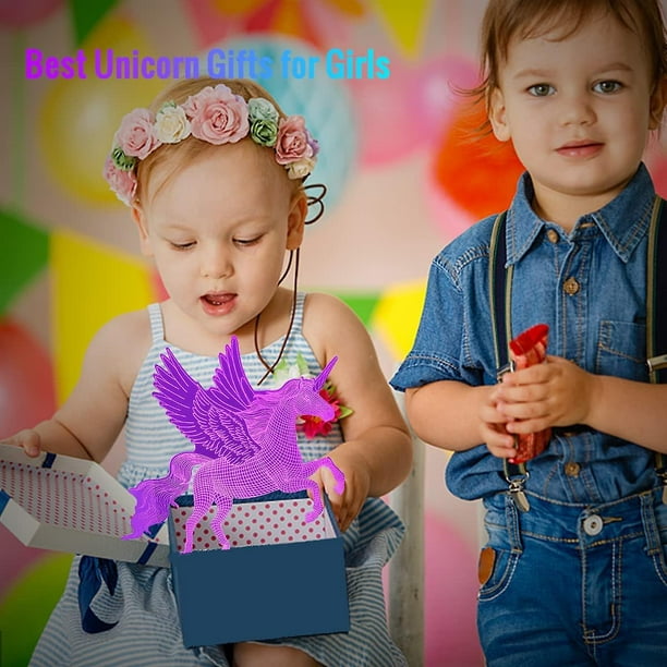 Regalo de cumpleaños para niña 5 - unicornio' Pegatina