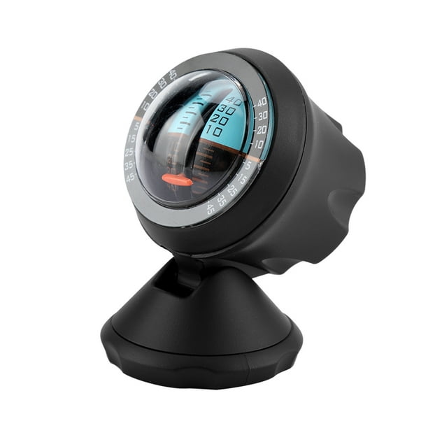 Inclinómetro para automóvil, indicador de inclinación de nivel, indicador  de pendiente de automóvil con ángulo de visión giratorio de 360 grados