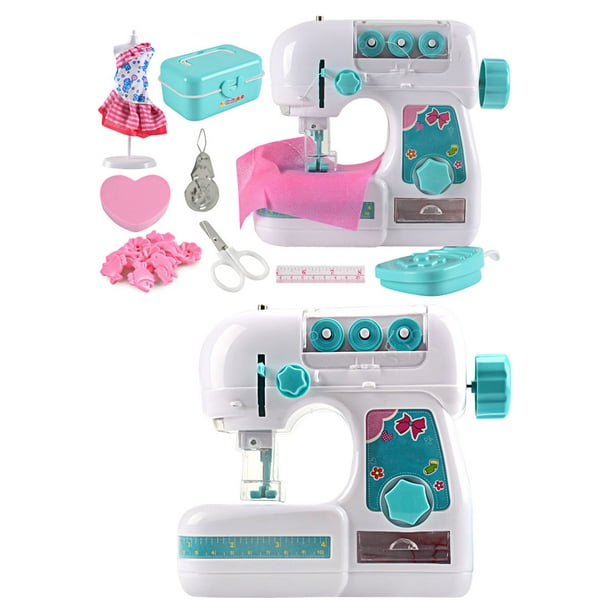 Mini de coser, de coser eléctrica, juguetes de desarrollo para , niñas, ,  de simulación, proyectos de DIY - Pequeño perfecl maquina de coser  electrica