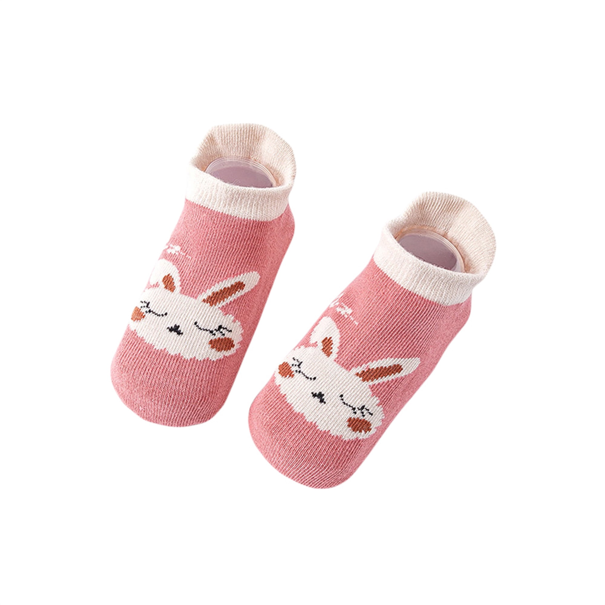 Calcetines de bebé para niños pequeños, calcetines antideslizantes para  piso, calcetines de algodón con dibujos animados para bebés, calcetines de