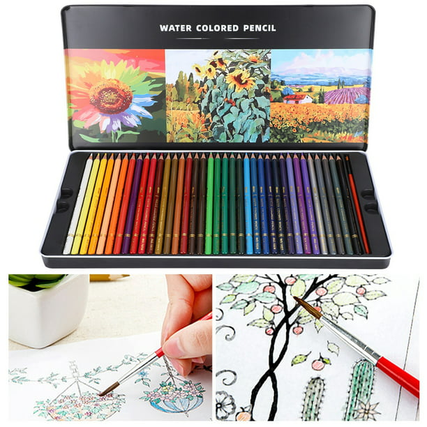 Lápices De Colores Lápiz De Color Aceitoso De Amplia Aplicabilidad 72 Colores  Profesional Para Pintar Para Artistas ANGGREK Arte y Manualidades