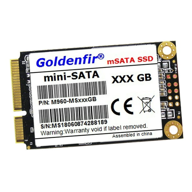 viuda El aparato maorí Goldenfir Msata 1.8 pulgadas SSD Disco duro interno de estado sólido SSD  Msata para computadora port Inevent EL2779-04B | Walmart en línea
