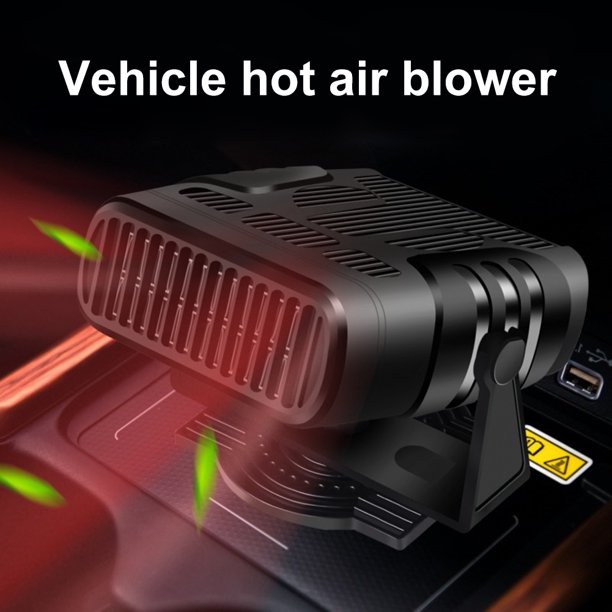 Comprar Calentador de coche de 12V, calentador eléctrico giratorio de 360°,  enchufes en el ventilador de refrigeración de calefacción del encendedor de  cigarrillos