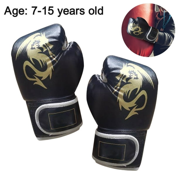 Guantes de boxeo de 6 onzas para niños y jóvenes, guantes de boxeo para  niños para kickboxing, Muay Thai y entrenamiento de MMA, adecuados para