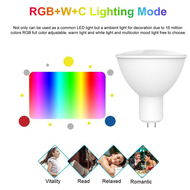 Bombilla WIFI standar - A60 blanco y multicolor / RGB regulable