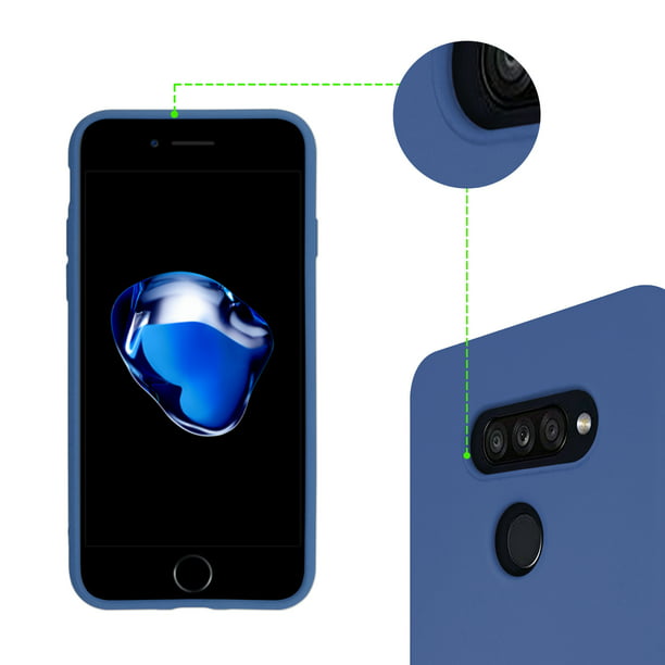 fonefunshop para iPhone 12 - Vidrio liso en azul